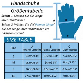 Wetsuit Gloves Neoprene Scuba Diving Gloves Surfing Gloves 3MM 5MM for Men Women Kids, Thermal Anti Slip Flexible Dive Water Gloves for Spearfishing Swimming Rafting Kayaking Paddling (5mm, M)