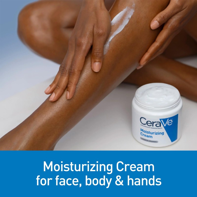 CeraVe Moisturizing Cream, Body Cream for Dry Skin, 16 Ounce,