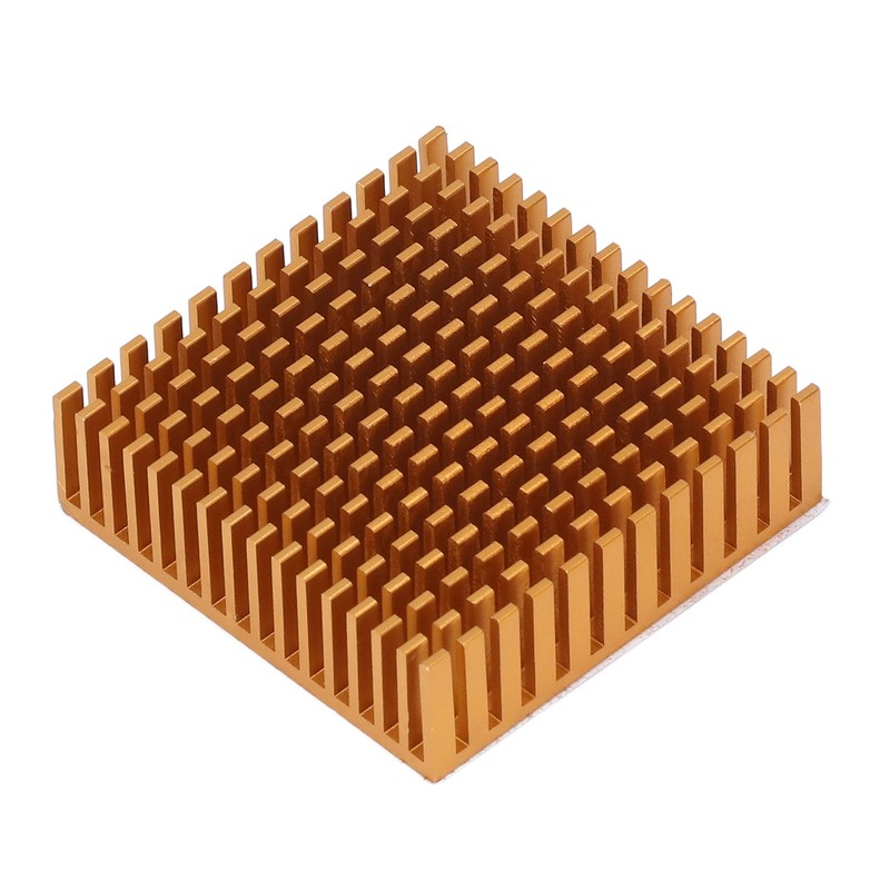 8Pcs Cooling Fins Aluminum Alloy Power Radiator Slotted Heatsink for