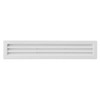 La Ventilazione P30R306B-Y Ventilation Grille, White, 305x60 mm