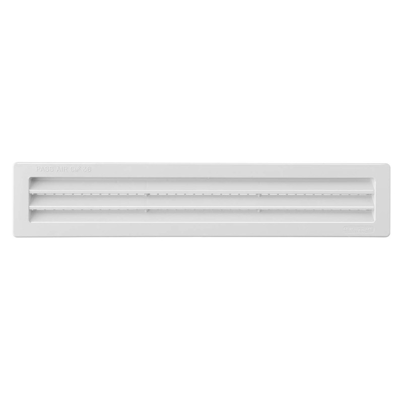 La Ventilazione P30R306B-Y Ventilation Grille, White, 305x60 mm