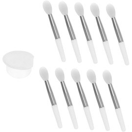 Baluue 4juegos Herramientas De Aplicación De Mascarilla De Labios De Silicona Incluye Aplicadores Para Bálsamo y Exfoliante Labial Para Maquillaje y Cuidado De Labios
