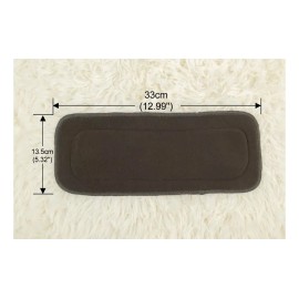 6 Absorbentes Bambú Charcoal + 6 Liners Tela - Alva Baby