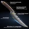 zarfand Professional Chef Knives, Sharp Feather Boning Knife Hand Forged