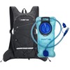 TANNOZHE Hydration Backpack with 2L Water Bladder, Lightweight Nylon Hydration