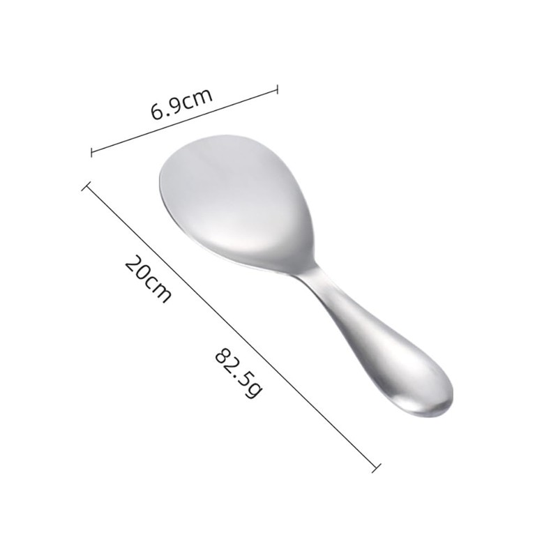 Serving Spoon, 304 Stainless Steel Spoon, Risotto Spoon, Large Smooth