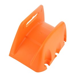 TEHAUX Garden Hose Hanger Wall Mounted Hose Holder for Easy Storage Durable Design for Garden Garage Use Prevents Tangles Orange Color