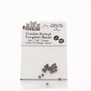 Hareline Crackle Slotted Tungsten Beads #137 7/64'' (2.78mm) Fl Orange/Black
