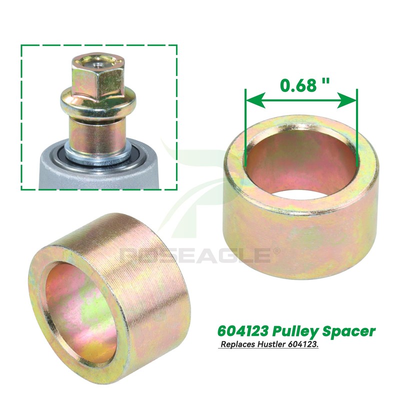 POSEAGLE 2 Pack 604214 Spindle Assembly with 605443 Spindle Pulley