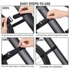 YUBBYSTU 8 Pack Bike Wheel Stabilizer Strap with Hook,reusable Fastening