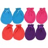 ToBeInStyle 4-Pack Newborn Baby Comfy Cotton Mitten Gloves - Vibrant