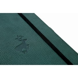 Dingbats* Wildlife Plain Journal A5 - Vegan Leather Hard Cover, Ideal for Work, Travel - Pocket, Elastic Closure, Bookmark