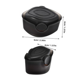 WOONEKY Foundation Brush with Cover Portable Makeup Brush for Liquid Powder Face Tanning Applicator Makeup Tool for Foundation