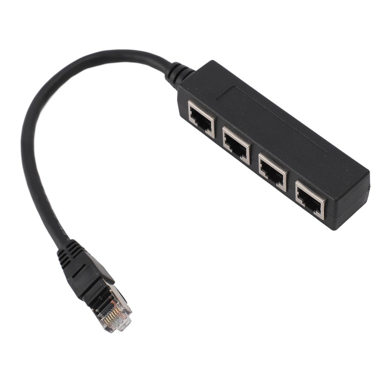 Ethernet Splitter Professional 1 to 4 Ports High Speed 100Mbps