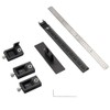 ASCENDAS Cabinet Hardware Jig Tool Adjustable Drill Template Guide Aluminum
