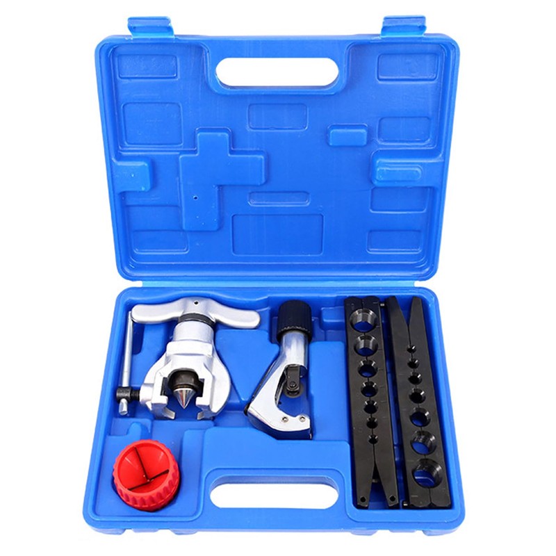 ZrgGea Flaring Tool Kit 3/16”-3/4” and 5-19mm, Single 45° 7