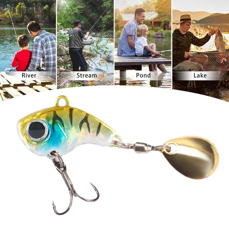 Top Water Fishing Lures | Swimming Lures,Highly Realistic Pre-Rigged Wobble