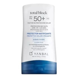 Protector Solar Matificante Fps Total Block 80gr Yanbal