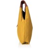 Forna Quilted Marche-Shaped Tote Bag, yellow (mustard)