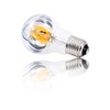 Bulbright Half Chrome LED Filament Bulb A19 8W LED Light