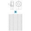 Premium Locking Nuts Nylon insert Lock Nut Steel Nyloc DIN
