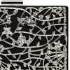 Caspar TA528 Extraordinary Elegant Ladies Box Clutch Bag with Floral