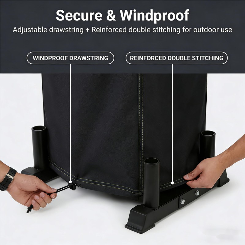 CAP Barbell Rack Cover - 20"Lx25"Wx60.6"H
