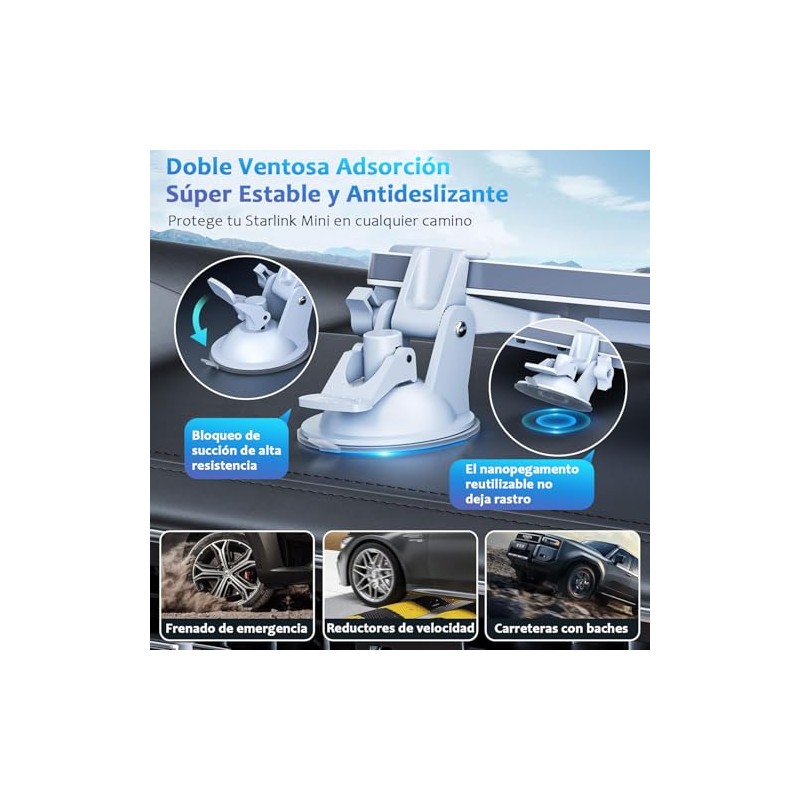 Kit de Mount para Starlink Mini para Coche, Kit de