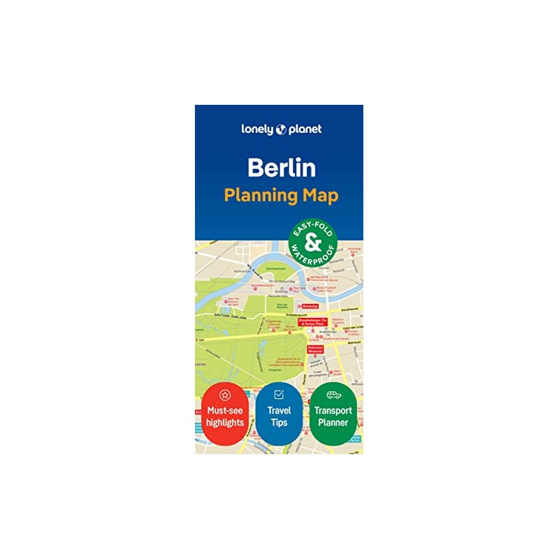 Lonely Planet Berlin City Map 2 2 (Map)