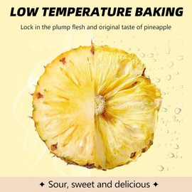 Dried Pineapple Slices 1lb /1pound 16oz Dehydrated Cocktail Garnish Decor & Edible Pine-apple Fllower No Sugar Added Dry Pineapples for Drink/Baking/Tea Dried Fruit Snack, Family, Bar, Business