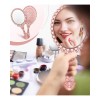 Espejo Vanidad De Mano Maquillaje Clásico Decorativo Viaje
