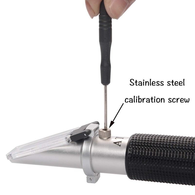 Premium Salinity Refractometer with Automatic Temperature Compensation for Saltwater, Aquarium,