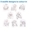 Baker Ross ET437 Sealife Colour-In Snow Globes (Box of 4)