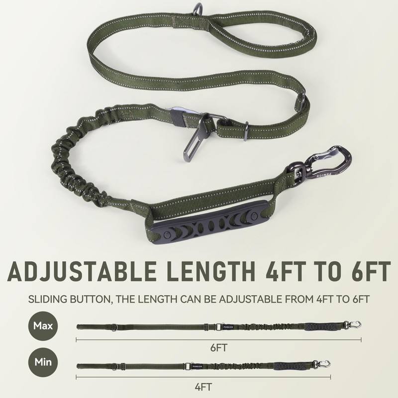 Pamiou Heavy Duty Dog Leash with Strong Lead for Medium