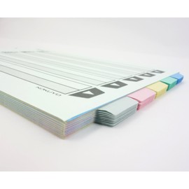 コクヨ ファイル インデックス 仕切カード B5 5山 2穴 10組 シキ-66