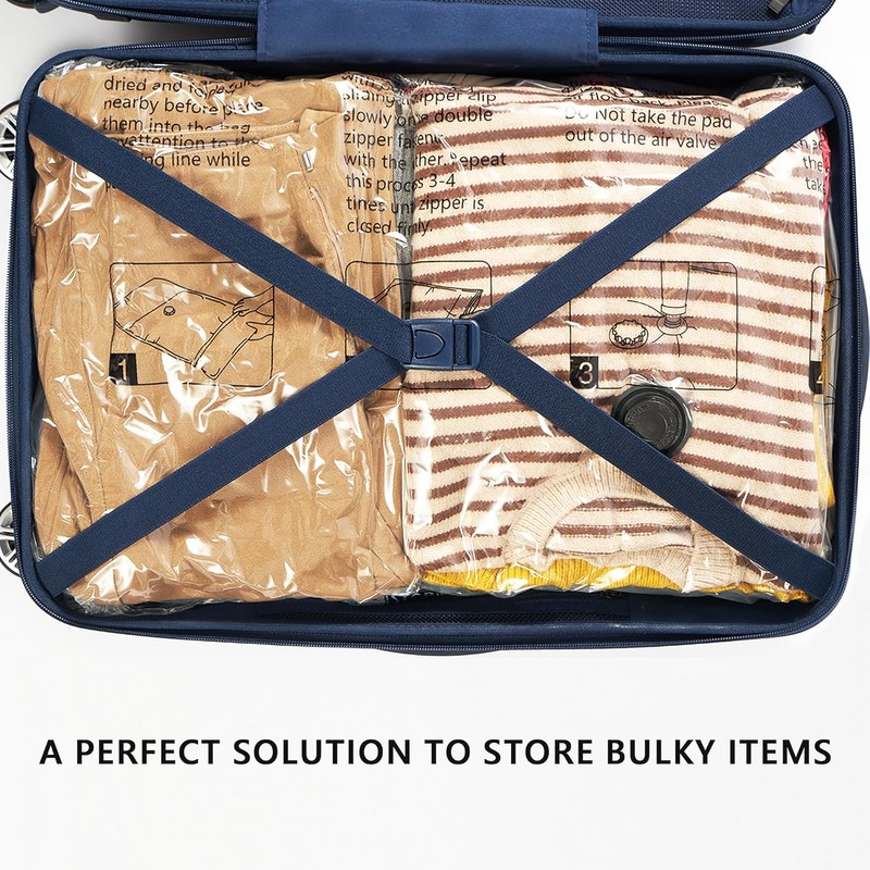 Vacuum Storage Bags with Electric Pump, Space Saver Seal Compression