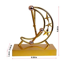 MagicTech Balance Art Ornament Kinetic Decoration Gold Creative Garden Home Gift Tabletop Model Decorative for Office PH47