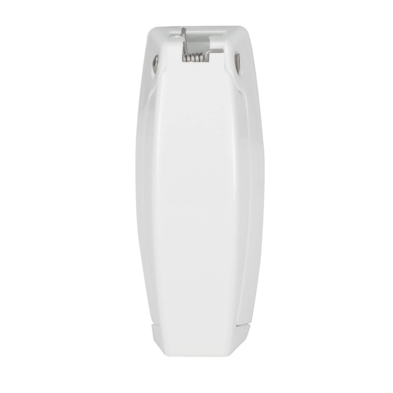 RecPro RV White Rounded Baggage Door Catch Compartment Clips Latch