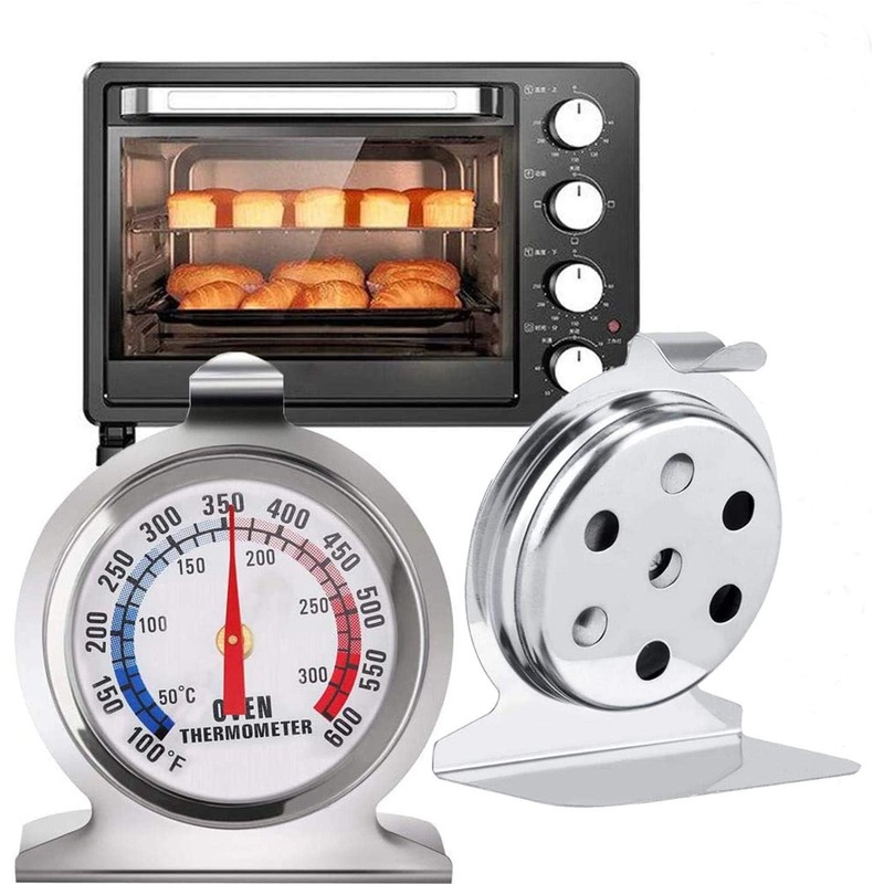 Termómetro Digital de Cocina para Hornos Centigrados Estufa Acero Inoxidable