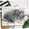 SHINEOFI 10pcs Embossing Template DIY Stencils for Card Making Scrapbooking