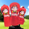 HOKUSHIN TRADING OHC0086 Golf Headcover, Utility Headcover, Milky UT, Bag