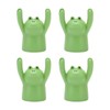 4Pcs Desktop Card Holder Resin Cartoon Animal Shape Cute Message