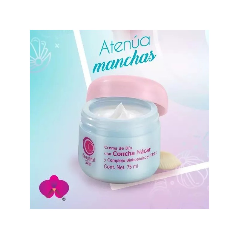Arabela Crema Facial Concha Nacar + Exfoliante + Jabón Aclarante