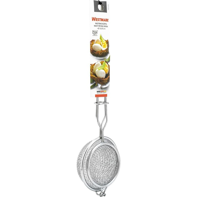 Westmark Nestbacklöffel, ø 10 cm, Länge: 35 cm, Rostfreier Edelstahl,