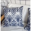 ZUODUTEX 45 x 45 Cm Cushion Covers Embroidery Geometry Cotton