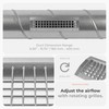 HVAC OV 13" x 3" Aluminum Supply/Exhaust Grille for a