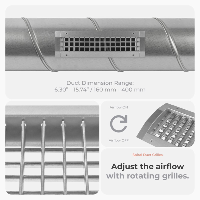 HVAC OV 13" x 3" Aluminum Supply/Exhaust Grille for a