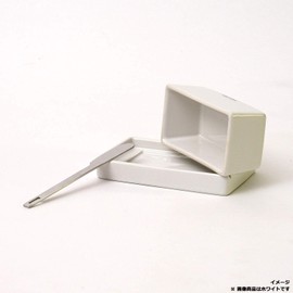 ZERO JAPAN BYK-12 BA Butter Dish with Knife, Approx. 5.7 x 3.5 x 2.4 inches (145 x 90 x 60 mm)