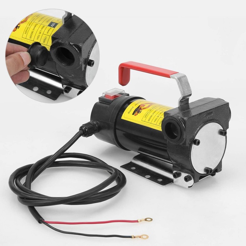 JDMSPEED New 12V DC Electric Fuel Transfer Pump Diesel Kerosene