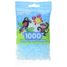 Perler Beads Fuse Beads for Crafts, 1000pcs, Clear Blue